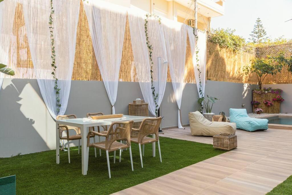 G&M Luxury Residence With Pool خانيا المظهر الخارجي الصورة