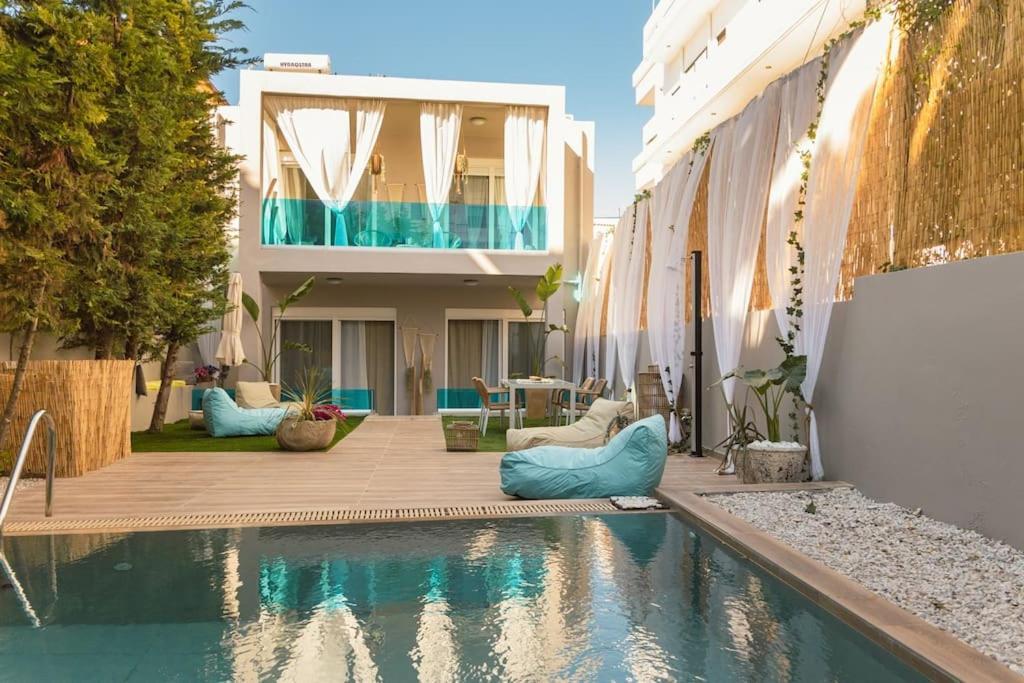 G&M Luxury Residence With Pool خانيا المظهر الخارجي الصورة